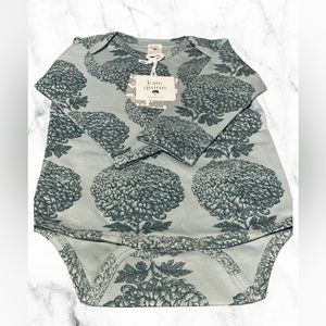 Kate Quinn long sleeve lap neck bodysuit size 12-18m